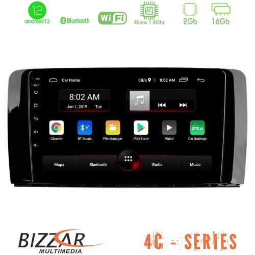 Bizzar 4C Series Mercedes R Class 4Core Android12 2+16GB Navigation Multimedia Tablet 9 Bizzar 4C Series Mercedes R Class 4Core Android12 2+16GB Navigation Multimedia Tablet 9