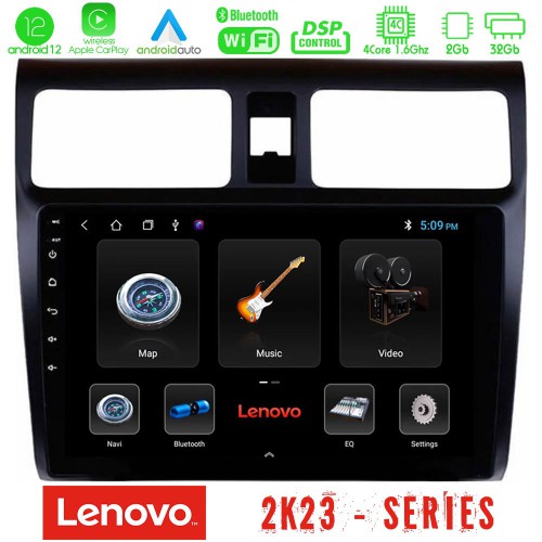Lenovo Car Pad Suzuki Swift 2005-2010 4Core Android12 2+32GB Navigation Multimedia Tablet 10