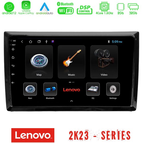 Lenovo Car Pad VW Beetle 4Core Android12 2+32GB Navigation Multimedia Tablet 9