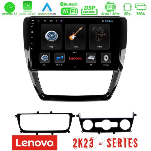 Lenovo Car Pad VW Jetta 4Core Android12 2+32GB Navigation Multimedia Tablet 10