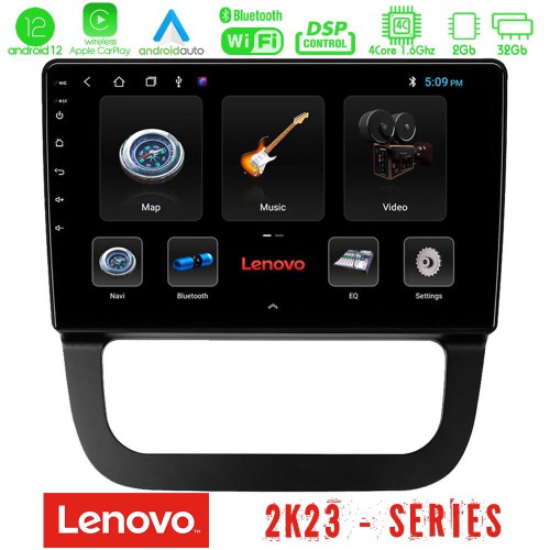 Lenovo Car Pad VW Jetta 4Core Android12 2+32GB Navigation Multimedia Tablet 10