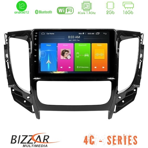Bizzar 4C Series Mitsubishi L200 2016> & Fiat Fullback (Auto A/C) 4Core Android12 2+16GB Navigation Multimedia Tablet 9" Bizzar 4C Series Mitsubishi L200 2016> & Fiat Fullback (Auto A/C) 4Core Android12 2+16GB Navigation Multimedia Tablet 9"