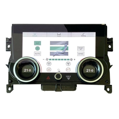 Range Rover Evoque L538 2012 - 2018 Touchscreen AC Climate Control Panel Range Rover Evoque L538 2012 - 2018 Touchscreen AC Climate Control Panel