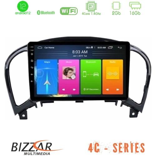 Bizzar 4C Series Nissan Juke 4Core Android12 2+16GB Navigation Multimedia Tablet 9 Bizzar 4C Series Nissan Juke 4Core Android12 2+16GB Navigation Multimedia Tablet 9