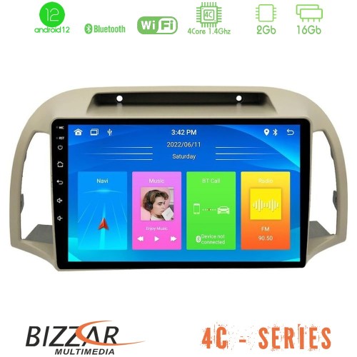 Bizzar 4C Series Nissan Micra K12 2002-2010 4Core Android12 2+16GB Navigation Multimedia Tablet 9 Bizzar 4C Series Nissan Micra K12 2002-2010 4Core Android12 2+16GB Navigation Multimedia Tablet 9