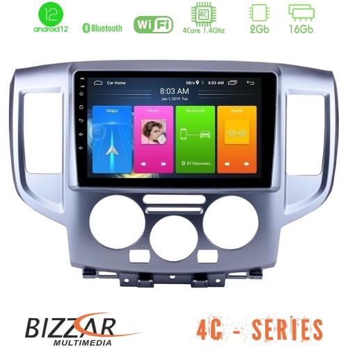 Bizzar 4C Series Nissan NV200 4Core Android12 2+16GB Navigation Multimedia Tablet 9 Bizzar 4C Series Nissan NV200 4Core Android12 2+16GB Navigation Multimedia Tablet 9