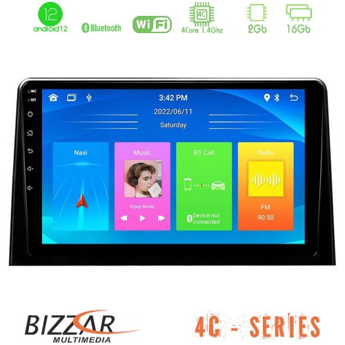 Bizzar 4C Series Peugeot Partner / Citroën Berlingo 2020> 4Core Android12 2+16GB Navigation Multimedia Tablet 10 Bizzar 4C Series Peugeot Partner / Citroën Berlingo 2020> 4Core Android12 2+16GB Navigation Multimedia Tablet 10