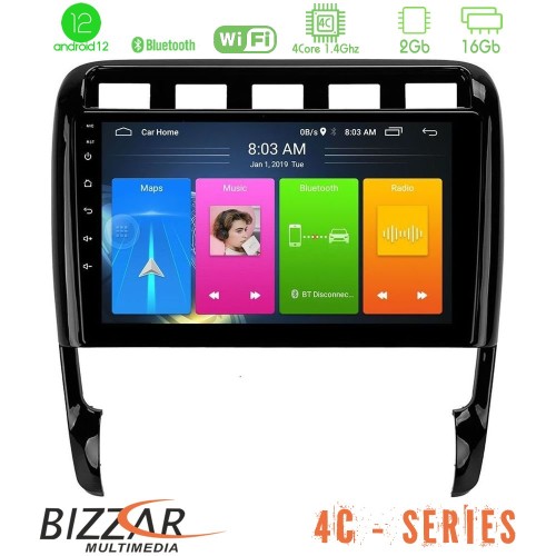 Bizzar 4C Series Porsche Cayenne 2003-2010 4Core Android12 2+16GB Navigation Multimedia Tablet 9 Bizzar 4C Series Porsche Cayenne 2003-2010 4Core Android12 2+16GB Navigation Multimedia Tablet 9
