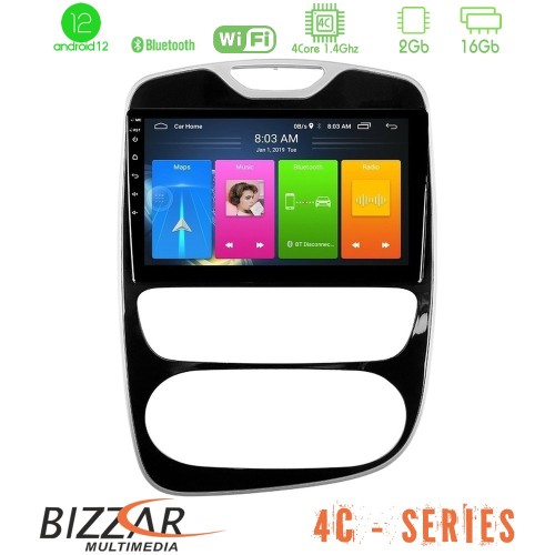 Bizzar 4C Series Renault Clio 2016-2019 4Core Android12 2+16GB Navigation Multimedia Tablet 10 Bizzar 4C Series Renault Clio 2016-2019 4Core Android12 2+16GB Navigation Multimedia Tablet 10