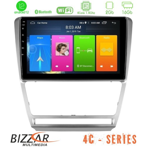 Bizzar 4C Series Skoda Octavia 5 4Core Android12 2+16GB Navigation Multimedia Tablet 10 Bizzar 4C Series Skoda Octavia 5 4Core Android12 2+16GB Navigation Multimedia Tablet 10