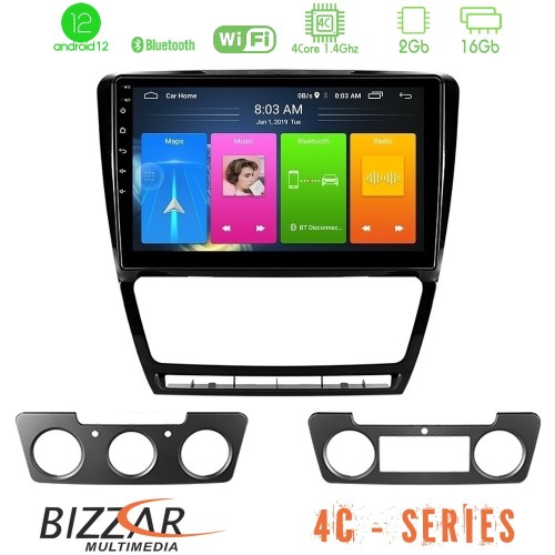 Bizzar 4C Series Skoda Octavia 5 4Core Android12 2+16GB Navigation Multimedia Tablet 10 Bizzar 4C Series Skoda Octavia 5 4Core Android12 2+16GB Navigation Multimedia Tablet 10