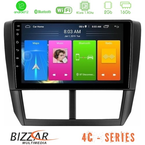 Bizzar 4C Series Subaru Forester 4Core Android12 2+16GB Navigation Multimedia Tablet 9 Bizzar 4C Series Subaru Forester 4Core Android12 2+16GB Navigation Multimedia Tablet 9