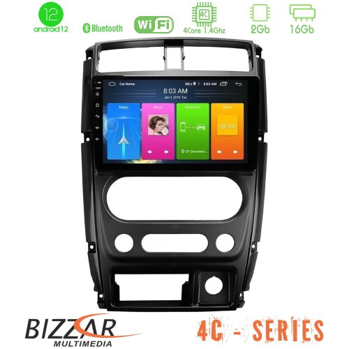 Bizzar 4C Series Suzuki Jimny 2007-2017 4Core Android12 2+16GB Navigation Multimedia Tablet 9 Bizzar 4C Series Suzuki Jimny 2007-2017 4Core Android12 2+16GB Navigation Multimedia Tablet 9