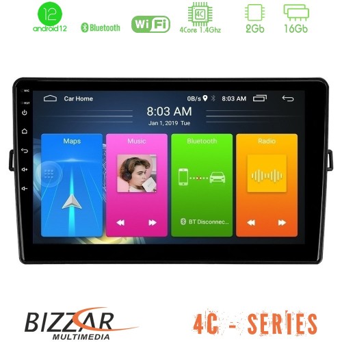 Bizzar 4C Series Toyota Auris 4Core Android12 2+16GB Navigation Multimedia Tablet 10 Bizzar 4C Series Toyota Auris 4Core Android12 2+16GB Navigation Multimedia Tablet 10