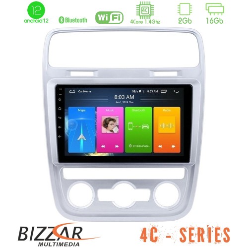 Bizzar 4C Series VW Scirocco 2008 – 2014 4Core Android12 2+16GB Navigation Multimedia Tablet 9