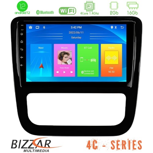 Bizzar 4C Series VW Scirocco 2008-2014 4Core Android12 2+16GB Navigation Multimedia Tablet 9