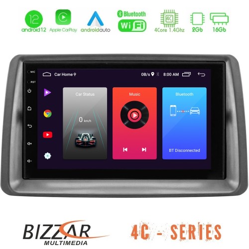 Bizzar Fiat Panda 2003-2012 4core Android12 2+16GB Navigation Multimedia Deckless Bizzar Fiat Panda 2003-2012 4core Android12 2+16GB Navigation Multimedia Deckless