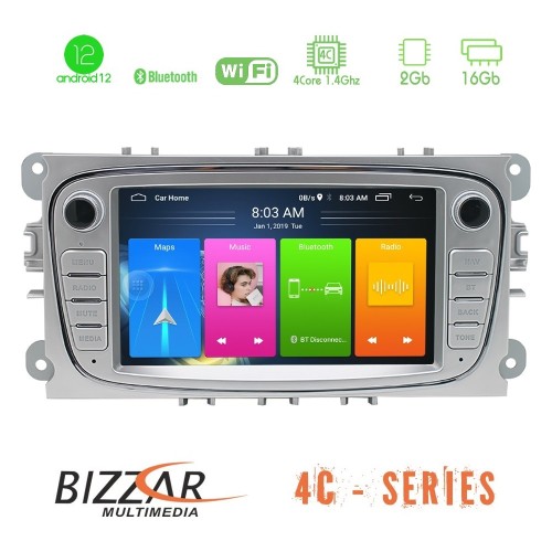 Bizzar Ford 2007> 4core Android12 2+16GB Navigation Multimedia Deckless 7 με Διαχωρισμό Οθόνης Bizzar Ford 2007> 4core Android12 2+16GB Navigation Multimedia Deckless 7 με Διαχωρισμό Οθόνης