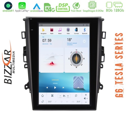 Bizzar Ford Mondeo 2014-2018 Android 11 (8+128GB) Tesla Multimedia Station 12,1 Bizzar Ford Mondeo 2014-2018 Android 11 (8+128GB) Tesla Multimedia Station 12,1