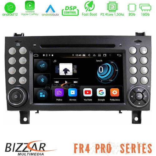 Bizzar FR4 Pro Series Mercedes SLK Class Android 12 4core (2+16GB) Multimedia Station Bizzar FR4 Pro Series Mercedes SLK Class Android 12 4core (2+16GB) Multimedia Station