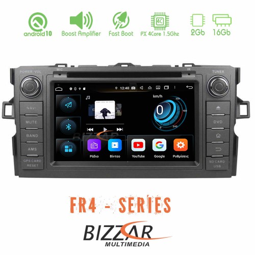 Bizzar FR4 Series Toyota Auris Android 10 4Core Multimedia Station Bizzar FR4 Series Toyota Auris Android 10 4Core Multimedia Station