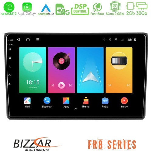 Bizzar FR8 Series Audi A4 B7 8core Android12 2+32GB Navigation Multimedia Tablet 9 Bizzar FR8 Series Audi A4 B7 8core Android12 2+32GB Navigation Multimedia Tablet 9