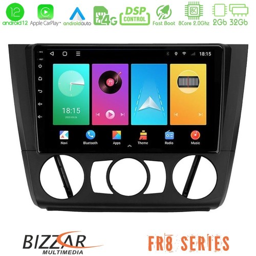 Bizzar FR8 Series BMW 1Series E81/E82/E87/E88 (MANUAL A/C) 8core Android12 2+32GB Navigation Multimedia Tablet 9 Bizzar FR8 Series BMW 1Series E81/E82/E87/E88 (MANUAL A/C) 8core Android12 2+32GB Navigation Multimedia Tablet 9