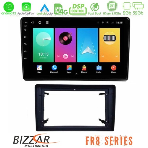 Bizzar FR8 Series Chrysler / Dodge / Jeep 8core Android12 2+32GB Navigation Multimedia Tablet 10 Bizzar FR8 Series Chrysler / Dodge / Jeep 8core Android12 2+32GB Navigation Multimedia Tablet 10