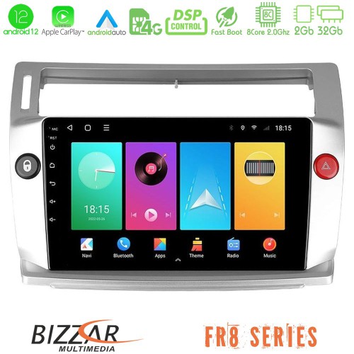 Bizzar FR8 Series Citroen C4 2004-2010 8core Android12 2+32GB Navigation Multimedia Tablet 9 Bizzar FR8 Series Citroen C4 2004-2010 8core Android12 2+32GB Navigation Multimedia Tablet 9