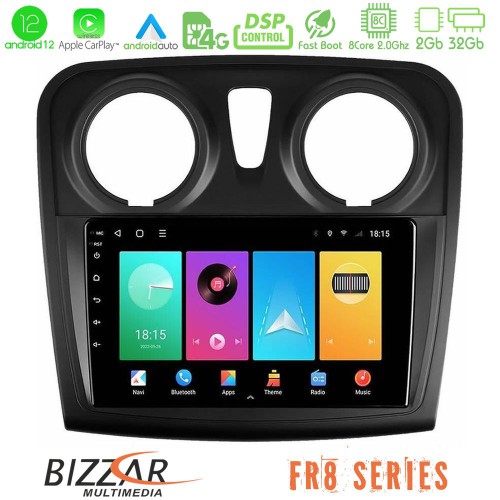 Bizzar FR8 Series Dacia Sandero 2014-2020 8core Android 11 2+32GB Navigation Multimedia Tablet 9 Bizzar FR8 Series Dacia Sandero 2014-2020 8core Android 11 2+32GB Navigation Multimedia Tablet 9