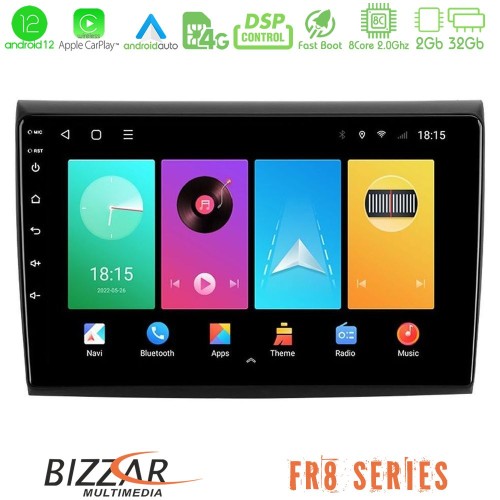 Bizzar FR8 Series Fiat Bravo 8core Android12 2+32GB Navigation Multimedia Tablet 9 Bizzar FR8 Series Fiat Bravo 8core Android12 2+32GB Navigation Multimedia Tablet 9