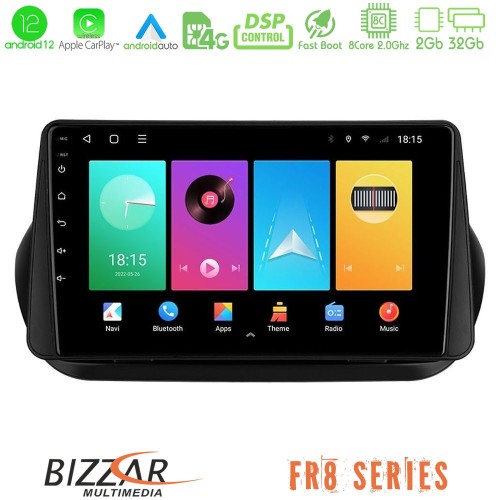 Bizzar FR8 Series Fiat Fiorino/Citroen Nemo/Peugeot Bipper 8core Android12 2+32GB Navigation Multimedia Tablet 9 Bizzar FR8 Series Fiat Fiorino/Citroen Nemo/Peugeot Bipper 8core Android12 2+32GB Navigation Multimedia Tablet 9