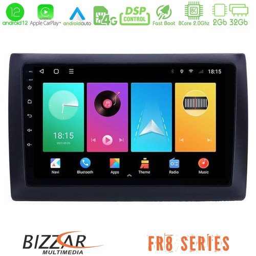 Bizzar FR8 Series Fiat Stilo 8core Android12 2+32GB Navigation Multimedia Tablet 9 Bizzar FR8 Series Fiat Stilo 8core Android12 2+32GB Navigation Multimedia Tablet 9