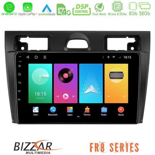 Bizzar FR8 Series Ford Fiesta 2006-2008 8core Android12 2+32GB Navigation Multimedia Tablet 9 Bizzar FR8 Series Ford Fiesta 2006-2008 8core Android12 2+32GB Navigation Multimedia Tablet 9