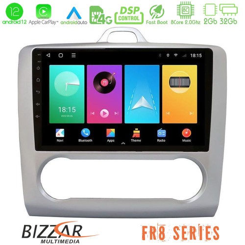Bizzar FR8 Series Ford Focus Auto AC 8core Android12 2+32GB Navigation Multimedia 9 Bizzar FR8 Series Ford Focus Auto AC 8core Android12 2+32GB Navigation Multimedia 9