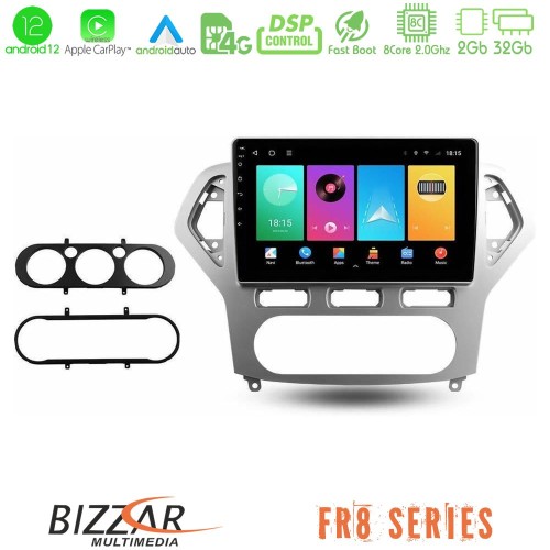 Bizzar FR8 Series FR8 Series Ford Mondeo 2007-2011 (Auto A/C) 8Core Android12 2+32GB Navigation Multimedia Tablet 9 Bizzar FR8 Series FR8 Series Ford Mondeo 2007-2011 (Auto A/C) 8Core Android12 2+32GB Navigation Multimedia Tablet 9