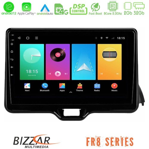 Bizzar FR8 Series FR8 Series Toyota Yaris 2020> 8Core Android12 2+32GB Navigation Multimedia Tablet 9 Bizzar FR8 Series FR8 Series Toyota Yaris 2020> 8Core Android12 2+32GB Navigation Multimedia Tablet 9