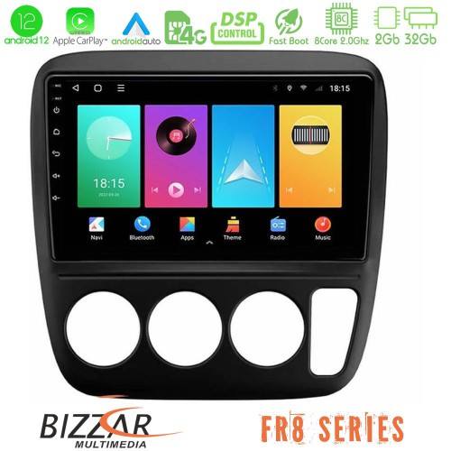 Bizzar FR8 Series Honda CRV 1997-2001 8core Android12 2+32GB Navigation Multimedia Tablet 9 Bizzar FR8 Series Honda CRV 1997-2001 8core Android12 2+32GB Navigation Multimedia Tablet 9