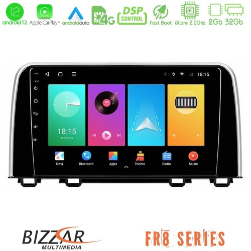 Bizzar FR8 Series Honda CR-V 2019> 8core Android12 2+32GB Navigation Multimedia Tablet 10 Bizzar FR8 Series Honda CR-V 2019> 8core Android12 2+32GB Navigation Multimedia Tablet 10