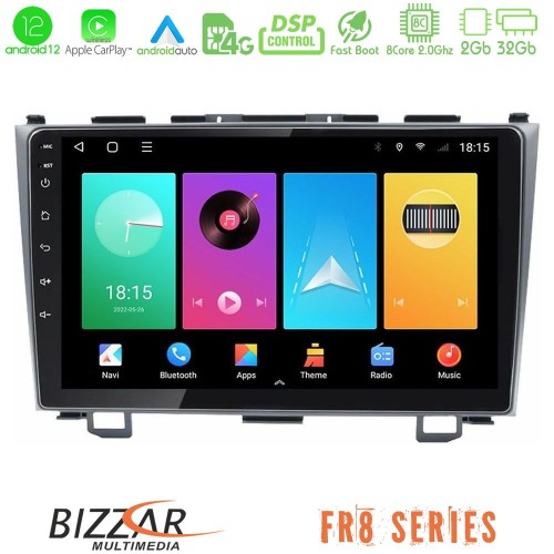 Bizzar FR8 Series Honda CRV 8core Android12 2+32GB Navigation Multimedia Tablet 9 Bizzar FR8 Series Honda CRV 8core Android12 2+32GB Navigation Multimedia Tablet 9