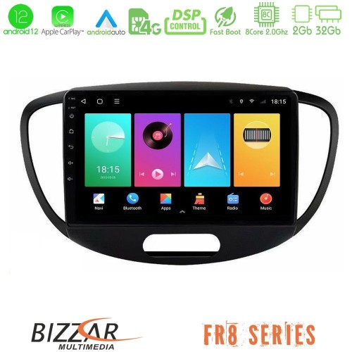Bizzar FR8 Series Hyundai i10 2008-2013 8core Android12 2+32GB Navigation Multimedia Tablet 9 Bizzar FR8 Series Hyundai i10 2008-2013 8core Android12 2+32GB Navigation Multimedia Tablet 9