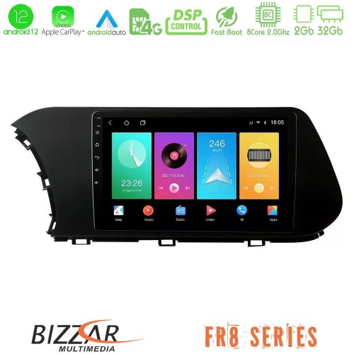 Bizzar FR8 Series Hyundai i20 2021-2022 8core Android12 2+32GB Navigation Multimedia Tablet 10 Bizzar FR8 Series Hyundai i20 2021-2022 8core Android12 2+32GB Navigation Multimedia Tablet 10