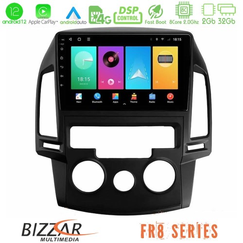 Bizzar FR8 Series Hyundai i30 2007-2012 Manual A/C 8core Android12 2+32GB Navigation Multimedia Tablet 9 Bizzar FR8 Series Hyundai i30 2007-2012 Manual A/C 8core Android12 2+32GB Navigation Multimedia Tablet 9