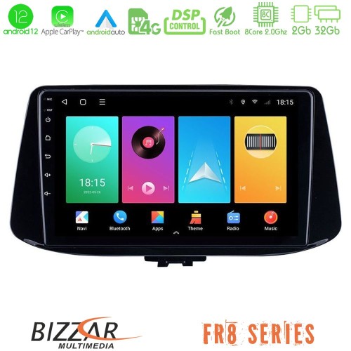 Bizzar FR8 Series Hyundai i30 8core Android12 2+32GB Navigation Multimedia Tablet 9 Bizzar FR8 Series Hyundai i30 8core Android12 2+32GB Navigation Multimedia Tablet 9