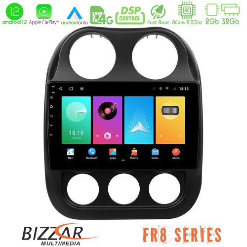 Bizzar FR8 Series Jeep Compass 2012-2016 8core Android 11 2+32GB Navigation Multimedia Tablet 9 Bizzar FR8 Series Jeep Compass 2012-2016 8core Android 11 2+32GB Navigation Multimedia Tablet 9