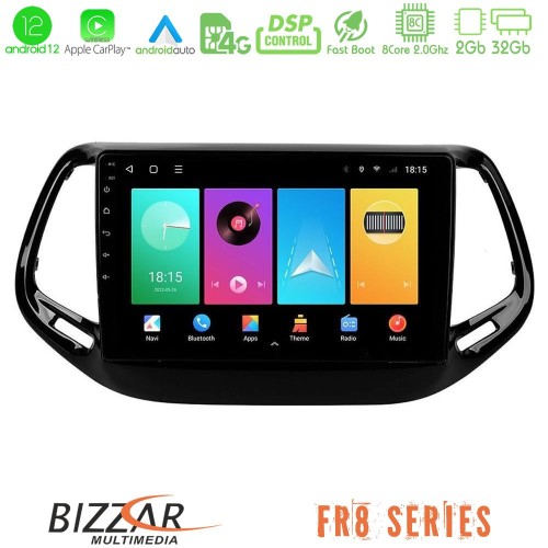 Bizzar FR8 Series Jeep Compass 2017> 8core Android12 2+32GB Navigation Multimedia Tablet 10 Bizzar FR8 Series Jeep Compass 2017> 8core Android12 2+32GB Navigation Multimedia Tablet 10