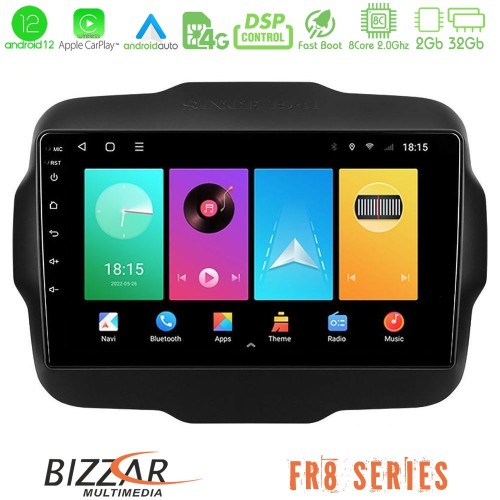 Bizzar FR8 Series Jeep Renegade 2015-2019 8core Android12 2+32GB Navigation Multimedia Tablet 9 Bizzar FR8 Series Jeep Renegade 2015-2019 8core Android12 2+32GB Navigation Multimedia Tablet 9