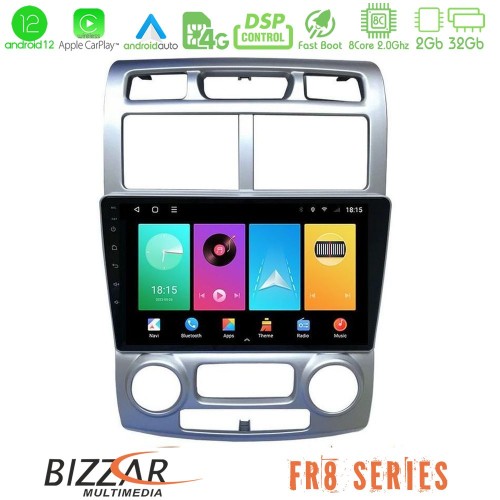 Bizzar FR8 Series Kia Sportage 2005-2008 8core Android12 2+32GB Navigation Multimedia Tablet 9″ Bizzar FR8 Series Kia Sportage 2005-2008 8core Android12 2+32GB Navigation Multimedia Tablet 9″