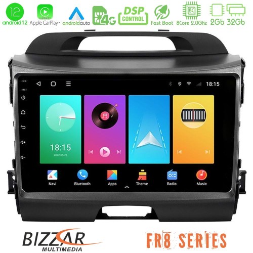Bizzar FR8 Series Kia Sportage 8core Android12 2+32GB Navigation Multimedia Tablet 9 Bizzar FR8 Series Kia Sportage 8core Android12 2+32GB Navigation Multimedia Tablet 9