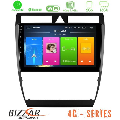 Bizzar 4C Series Audi A6 (C5) 1997-2004 4Core Android12 2+16GB Navigation Multimedia Tablet 9 Bizzar 4C Series Audi A6 (C5) 1997-2004 4Core Android12 2+16GB Navigation Multimedia Tablet 9